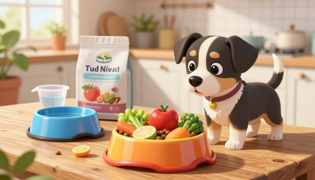 alimentación equilibrada cachorro