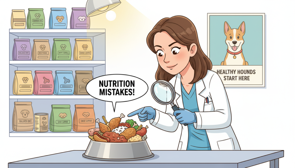 errores comunes alimentación canina